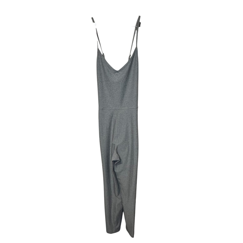 Old Navy Women Jumpsuit Sleeveless Cloud + Go Dry Slim Athleisure Gray Large
